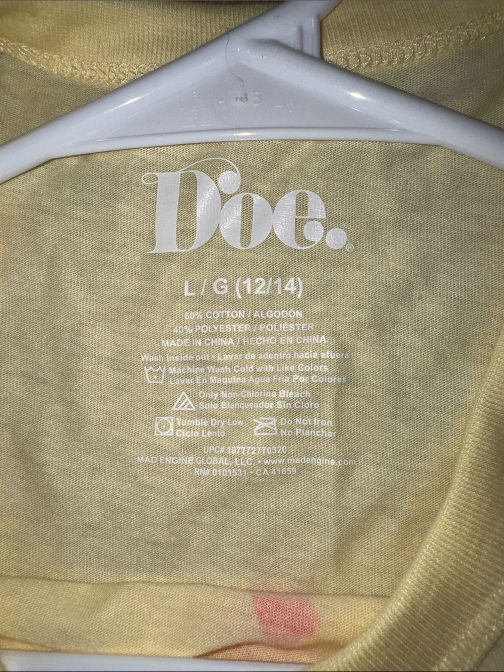 Pasta Club Italy Graphic Tee - Yellow - Picture 4 of 6